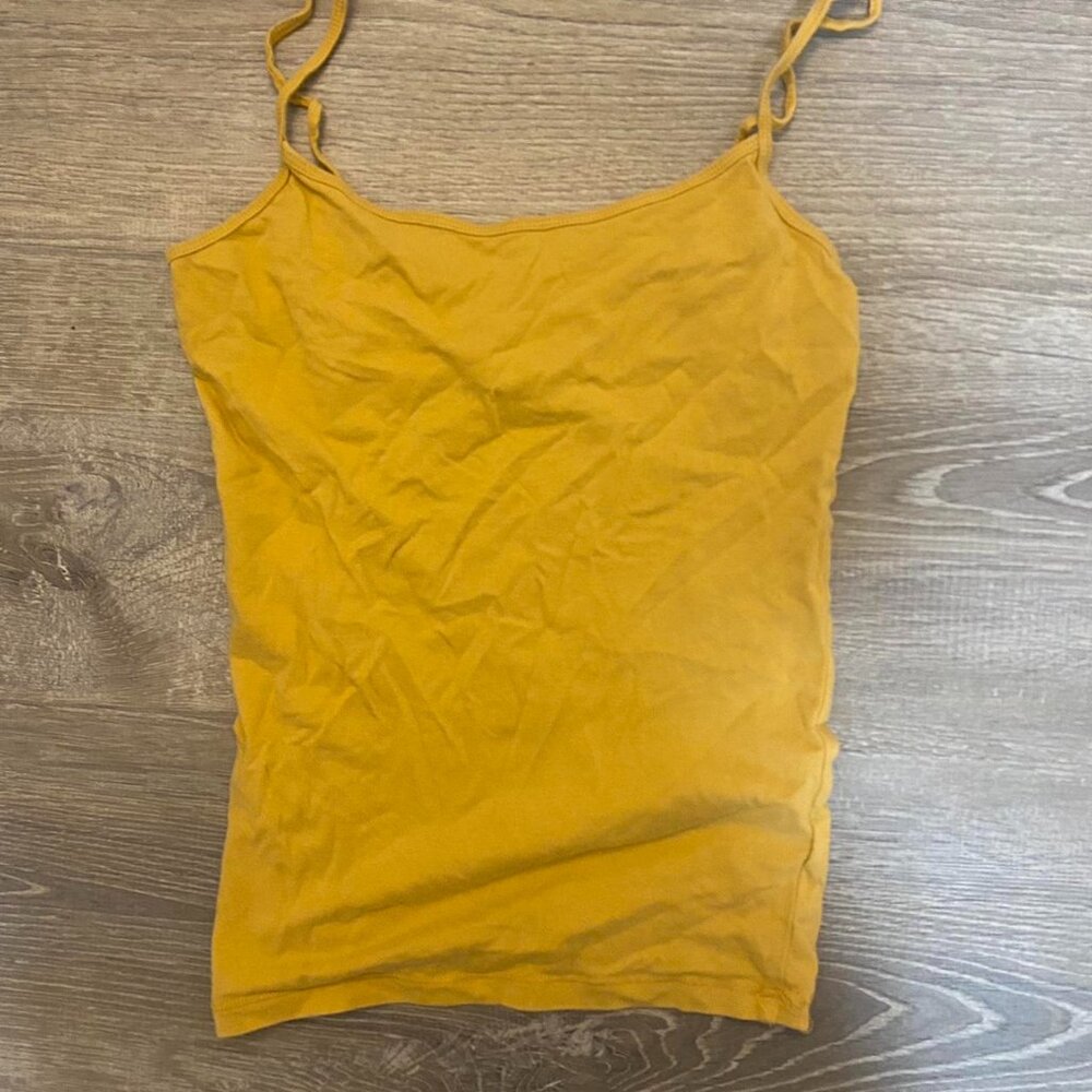 Aeropostale Mustard Yellow tank top